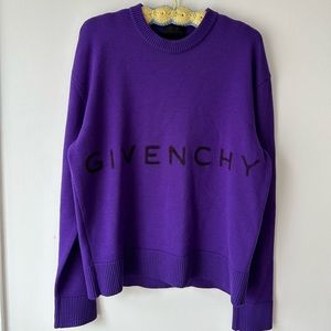 COPY - Givenchy Purple Sweater 4G Men’s Large